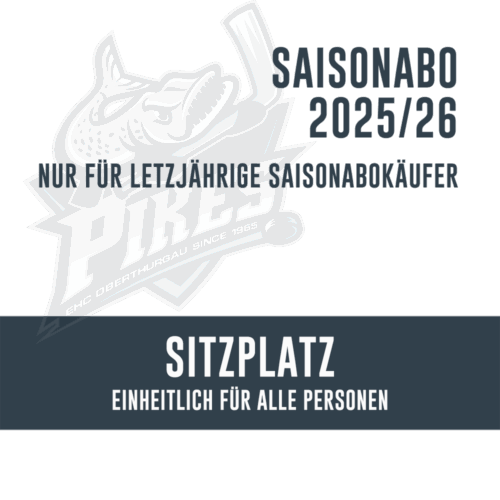 Vorjahreskäufer Saisonabo Sitzplatz