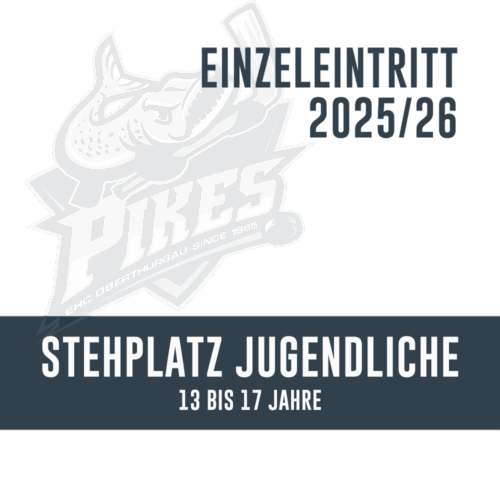 Einzeleintritt Stehplatz Jugendliche