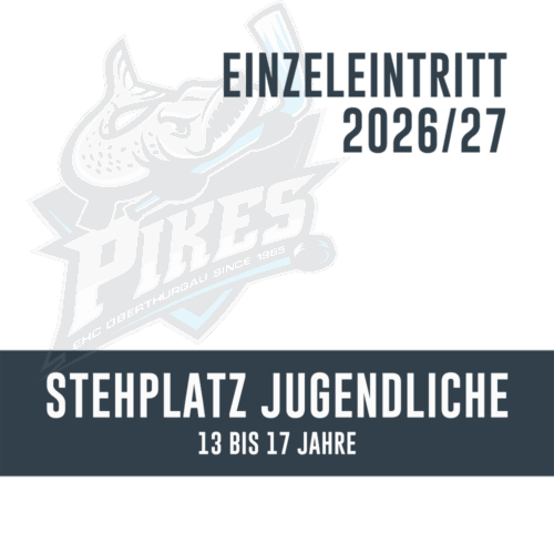 Einzeleintritt Stehplatz Jugendliche